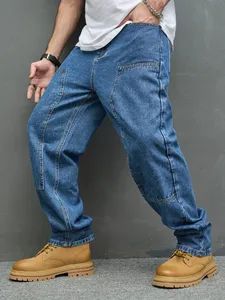 Fashion Wholesale Non Stretch Classic Mens Jeans Blue Washing Denim Cargo Pants - G-TOP GARMENTS CO., LTD. - China