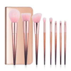 Private Label Glitter Cosmetic Foundation Powder Brush Brochas De Maquillaje Beauty Makeup Brush Set - Shenzhen MyColor Cosmetics Co., Ltd. - China