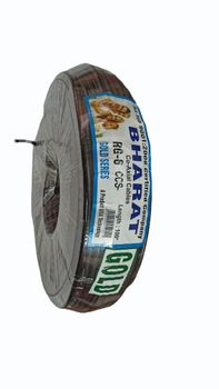 Rf Coaxial Cables, For Electrical, Aluminium Color Black Brand Bharat Thickness 0.8mm Material Copper Cable Conductor - Roma Sales - India