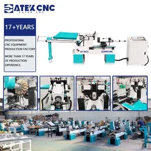 High Performance Automatic CNC Wood Lathe Customizable Processing Size 4 knives CNC Wood Lathe for Turning Drilling - Jinan Catek Cnc Machinery Co., Ltd - China