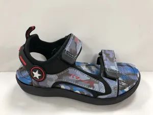 61664 Three Color PU Child Sandals Seabeach Sandals Upper PU OutSole MD Size 28-40# Qty 2400prs Origin China Price - Jinjing Shengruixin Import And Export Co., Ltd. - China