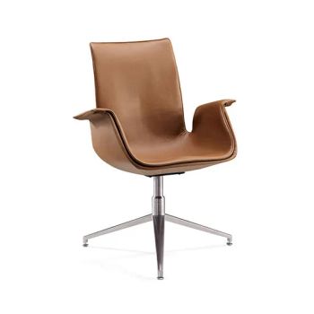 Modern Cheap Two Available Styles Reception Leather Office Meeting Room Chairs - Guangdong Hongye Furniture Group Co., Ltd - China