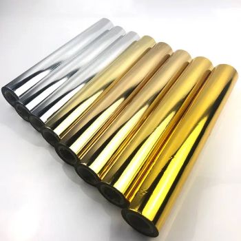 Gold Foil Stickers Hot Stamping Foil for Textiles Origin China Type Generic HS Code 32121000 Trademark LYFOILS Hot Stamping Flat - Jiangsu Liangyu Laser New Material Co., Ltd. - China