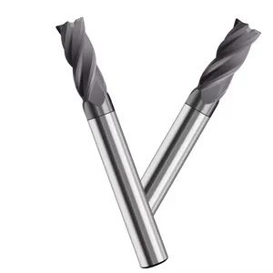 High Quality Diamond Coated Solid Carbide End Mill CNC Router Bits for Graphite Spiral Milling Cutter - Dongguan Kunming Electronics Technology Co., Ltd. - China