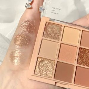 Nine Color Eyeshadow Tray Earth Color Matte Makeup 9 Color Eyeshadow - Good Seller Co., Ltd. - China
