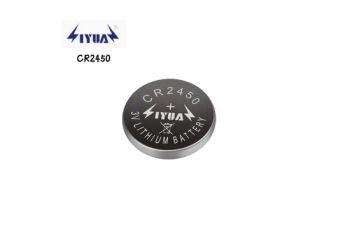 3V Button Battery Coin Cell Cr2450 Non Rechargeable for Watches Remote Controls - Liyuan Battery Technology (Yichun) Co., Ltd. - China