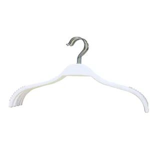 Hot Selling New Design Plastic Top Hangers White Clothes Hangers Plastic Coat Hangers for Stores - Suzhou Fairy Daily Products Co., Ltd. - China