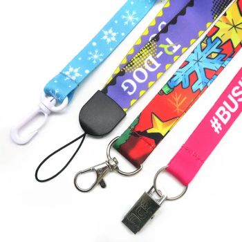 Personalised Polyester Lanyards Badge ID Card Holder Nylon Printed Lanyards for ID Badges - Zhongshan Echo Crafts Co., Ltd. - China
