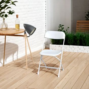 Durable Plastic Folding Chair for Weddings and Events Useage Seat Origin China Condition New Folded Folded Size - Ningbo Jollitter Leisure Products Co., Ltd. - China