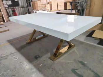 Nova Luxury Dining Room Furniture Solid Stone Dining Marble Table Chair Hotel Restaurant Tables - Guangdong Nova Furniture Co., Limited - China