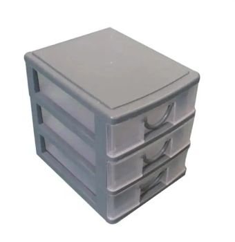 Plastic Three-Layer Storage Box Desktop Divider Boxes Three Drawers Plastic Storage - NINGHAI XINMING CLEANING EQUIPMENT CO., LTD. - China