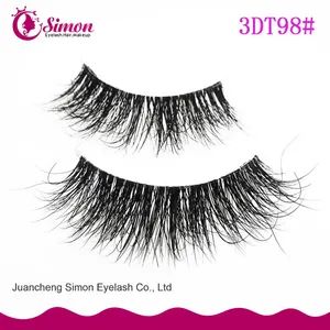 Wholesale False Eyelashes Hand Made Soft 3D Real Mink Fur Eyelashes - Juancheng Simon Eyelash Co., Ltd. - China