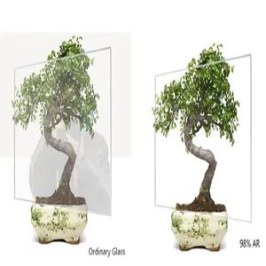1 1mm 2mm Anti Reflective Clear Float Glass 98 Ar Glass for Electronic Screen - Shenzhen City Liangze Glass Co., Ltd. - China