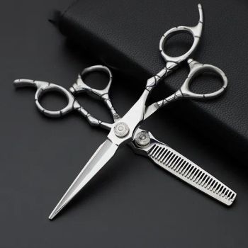 Salon Hair Tools Accessories Professional Shear Custom High Quality Stainless Steel 440c Hair Scissors 6'' - Guangzhou Mackay Hair Tools Products Co., Ltd. - China