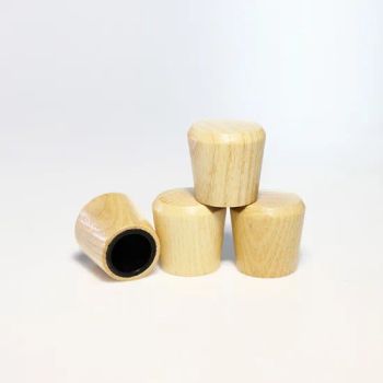 High Quality Luxury 15mm 19mm Perfume Bottle Cap Custom Logo Natural Walnut Ash Wood Essential Oil Diffuser Incense & Aromatherapy Lid - Zhonghai(Tianjin)International Trade CO,LTD - China
