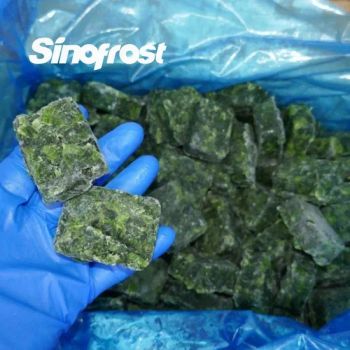Professional Frozen Spinach Manufacturer: Supplier of High-Quality IQF Chopped Spinach Tablets for Bulk Orders - XIAMEN SINOFROST CO., LTD. - China