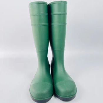 Green Steel Toe Safety Rain Boots with Waterproof PVC Work Boots - Guangzhou 247 International Co., Ltd. - China