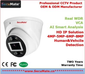 4MP 5MP Dome Poe IP Small Outdoor CCTV Camera Color Night Vision Hidden Home Security Mini Conference Digital Video Wholesale Surveillance CCTV Cameras - SHENZHEN SECUMATE TECHNOLOGY CO., LIMITED - China