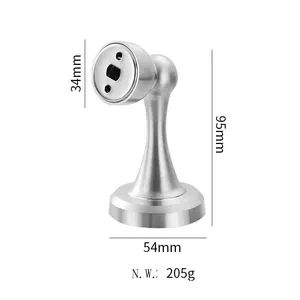 Stainless Steel Door Stopper Anti-Theft Door Strong Magnetic Silent Door Stop (3mm thick base) - Shenzhen Xin Sheng Long Co., Ltd - China