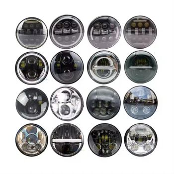 New Wind 5.75 Inch Motorcycle Lighting System Halo Ring 5-3/4" High Low Beam Headlamp for Harley LED Headlight with Angel Eyes - Jiangxi Westar Lighting Technology Co., Ltd - China