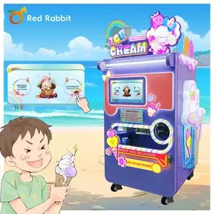 Red Rabbit Commercial Fully Automatic Soft Serve Ice Cream Machine Snack Self-Service Vending Machine - Guangzhou Red Rabbit Intelligent Equipment Co., Ltd. - China