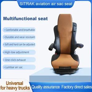 Adjustable Aviation Seat Cushions Applicable to Sinotruk HOWO T7h and Sitrak Trucks - Binzhou Yuco Industry and Trade Co., Ltd. - China