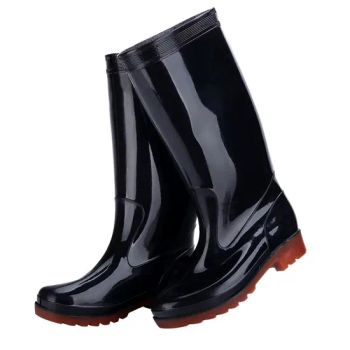 Waterproof Rain Boots Cheap PVC Rainboots Working Rain Boots Insoles PVC Colour Black Origin China MOQ 500 Pairs Trademark - Guangzhou 247 International Co., Ltd. - China