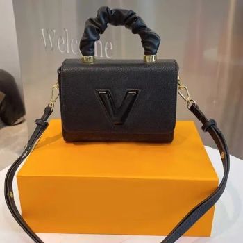 2025 Evening Bags Shoulder Bags Twist mm Handbag Crossbody Bag Genuine Leather Classic Letter Scrunchie Handle Flap Messenger Bags Detchable Shoulder Strap - Quanzhou Sanshang E-Commerce Co., Ltd. - China