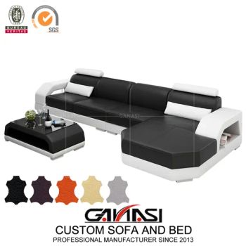 Office Customed Furniture Classic Style Wood Frame Leather Sofa - Foshan Ganasi Furniture Co., Limited - China