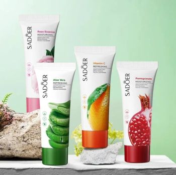 Shrink Pores Aloe Vera Vitamin C Face Wash Deep Cleansing Whitening Facial Cleanser Pomegranate Soothing Face Wash No Added Alcohol Fragrance Facial Cleanser - Yixing Allwin Products Co., Ltd. - China