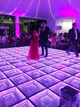 Wedding Decorations LED 3D Disco Lighting up Mirror Dance Floor Tile - Sunfrom Pro Lighting Equipment Co., Ltd. - China