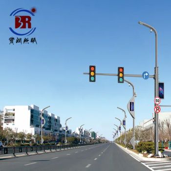 Heavy-Duty Outdoor Traffic Barricade with LED Warning Light - Baorun Lighting Group Co., Ltd - China