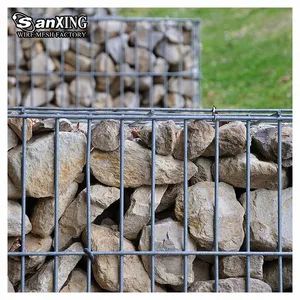 Galvanised Woven Mattress Hexagonal Gabion Box Stone Cage Origin China Model NO. 005 Technics Woven HS Code 73143900 Goods Gabion - Anping Sanxing Wire Mesh Factory - China