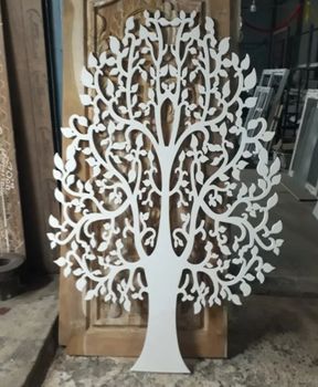 WPC CNC Cutting Colour White Materials WPC Usage Decorative Shape Tree Shape Product Type CNC - Sri Nidhi Plywoods - India
