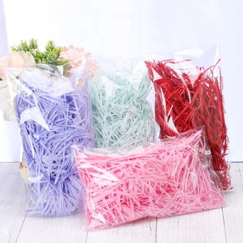 Recycled Packaging Kraft Packing Filler Crinkle Cut Crinkle Shredded Paper - Qingdao Rainbow Packaging Co., Ltd. - China