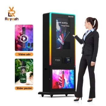 32 Inch LCD Touch Screen OEM ID Card Reader Tabacco Cigarette Vapes Vending Machine with Age Verification - Guangzhou Reyeah Technology Co., Ltd. - China