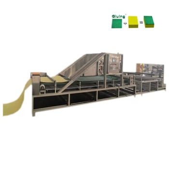 Dl 1600 Kitchen Clean Dish Washing Pad Non-Scratch Sponge Scourer Pad Natural Sponges Scouring Pad Gluing Cutting Machine - Jiangxi Dele Intelligent Technology Co., Ltd. - China