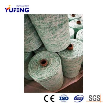 AES Wool Thermal Insulation Materials Bio Soluble Fiber Yarn for Tape/Cloth/Ropes - ZIBO YUFENG REFRACTORY CO., LIMITED - China