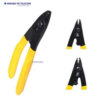 Accurate Cable Stripping Stainless Steel Fiber Optic Pliers Weight 150g Origin China Length 165mm Trademark FB Condition - Ningbo FB Communication Technology Co., Ltd. - China