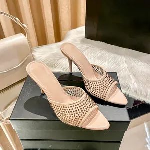 Ladies Designer Stiletto Heel Sandals Summer Light Comfort Rubber Slippers - Guangzhou Ruiying Trading Co., Ltd. - China