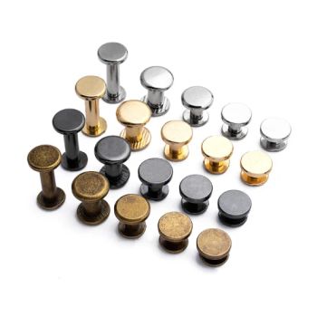 Custom High Quality DIY Alloy Letter Rivets Golden Rivets Bag for Clothes Personality Accessories Garment Rivets - Phoenix Flame Holdings Limited - China