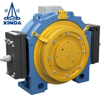 Elevator Parts Drive Gearless Traction Machine MOQ 1PCS Origin China Drive Mode AC Material Metal Speed 1-1.75m/S Trademark - Ningbo Xinda Group Co., Ltd. - China