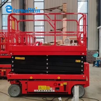 Warehouse Aerial Work Vehicle Self Propelled Hydraulic Aerial Working Scissor Lifting Mobile Tables with CE - HENAN ETERNALWIN MACHINERY EQUIPMENT CO., LTD. - China