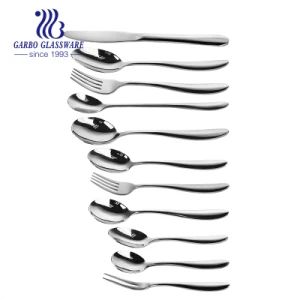 Stainless Steel Cutlery Sets Mirror Polish Tableware Restaurant Home Using Knife for Christmas Gift Decoration Flatware - Guangzhou Garbo International Trading Co., Ltd. - China