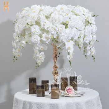 Wholesale Luxury Artificial Silk Rose Flower Ball Large Flower Balls for Wedding Table Centerpieces Decoration - Foshan Xinsheng Furniture Co., Ltd. - China