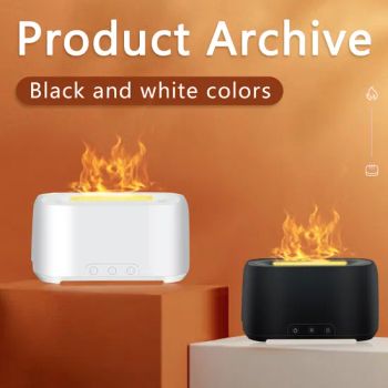 Ultrasonic 3D Flame Humidifier Home Aromatherapy Humidifier Origin China Trademark HY Power Type USB Power Supply 5W Water Tank - Shenzhen HY Electronic Technology Co., Ltd. - China