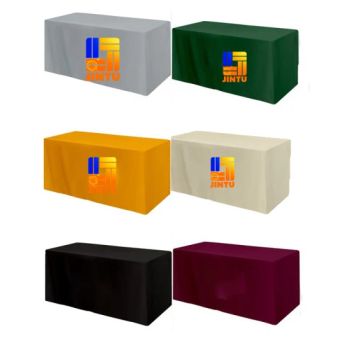 Custom Design Printing Sports Event Promotion Trade Show Exhibition Table Cloth - Shanghai Jin Tu Graphic Production Co., Ltd. - China