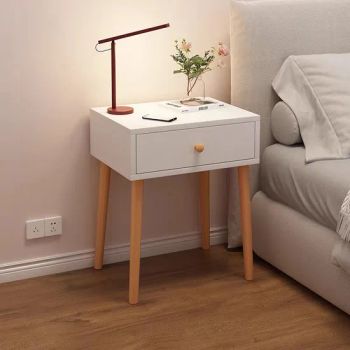 Vintage Trunk-Style Leather Straps Nightstand - Shouguang Semmel Furniture CO., LTD - China