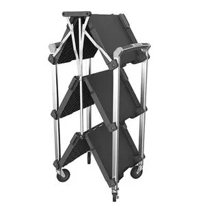 3 Tier Rolling Tool Storage Trolley Organizer with Dividers Bins Trays Utility Cart - Nanjing Toutru Trading Co., Ltd. - China