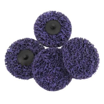 3 Inch 75mm Round Purple Quick Change Surface Conditioning Wood Stainless Steel Sanding Flap Discs for Sandstone - Dongguan Kaibao Precision Machinery Co., Ltd. - China